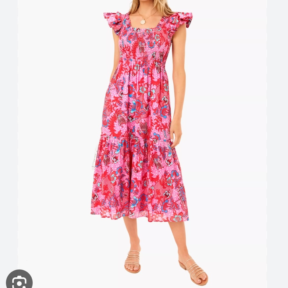 Tuckernuck Bougainvillea Breeze Mallie Dress NWT